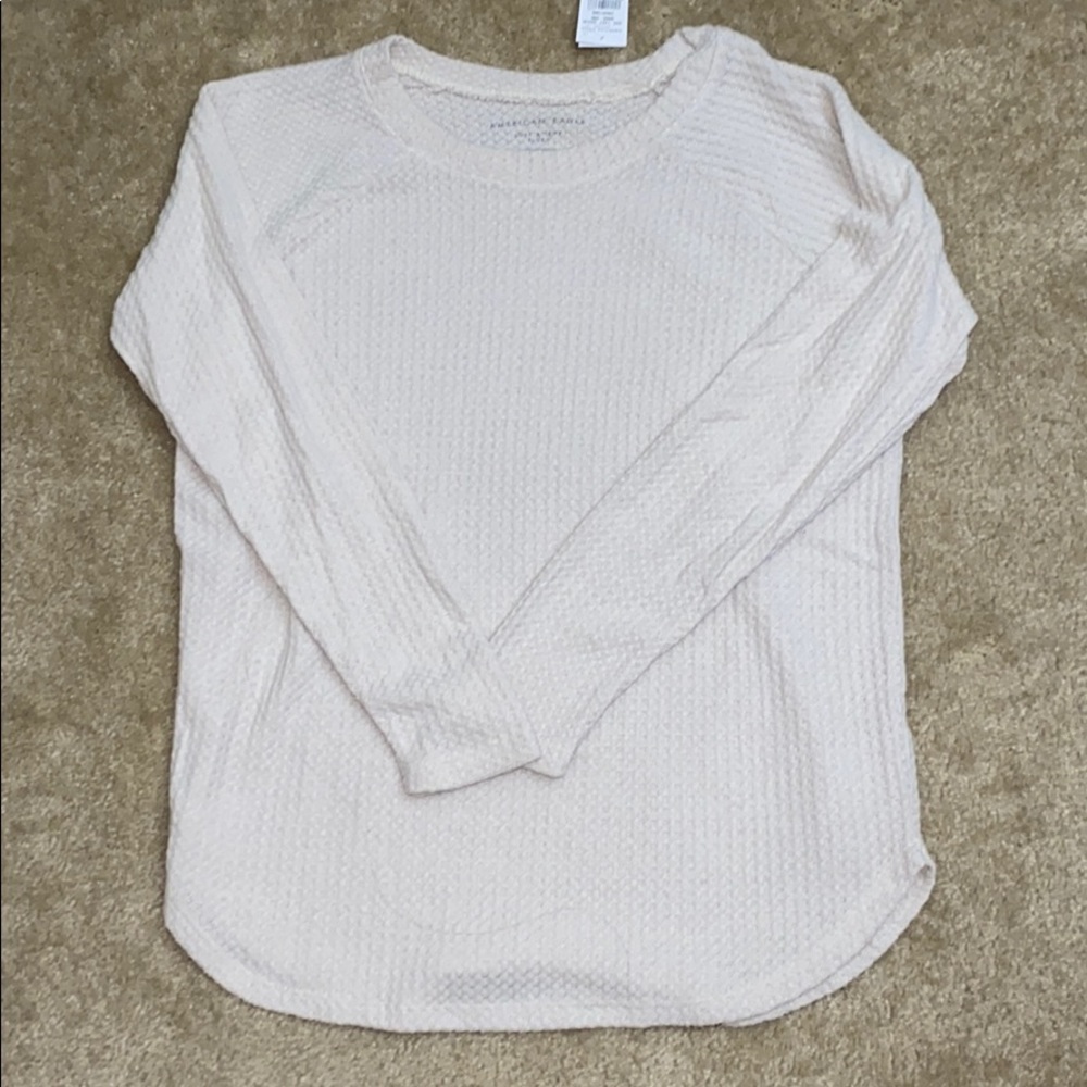 American Eagle Waffle Knit Sweater